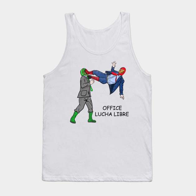 OFFICE LUCHA LIBRE Tank Top by ajgoal